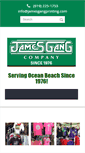 Mobile Screenshot of jamesgangprinting.com